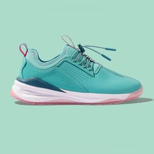 Clove Shoes Healthcare Nursing Sneakers Women Sz10.5 Pacific Palm Teal PinkClove